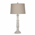 Bassett Augusta Table Lamp, White Wash - 17 x 17 x 34 in. L3519T